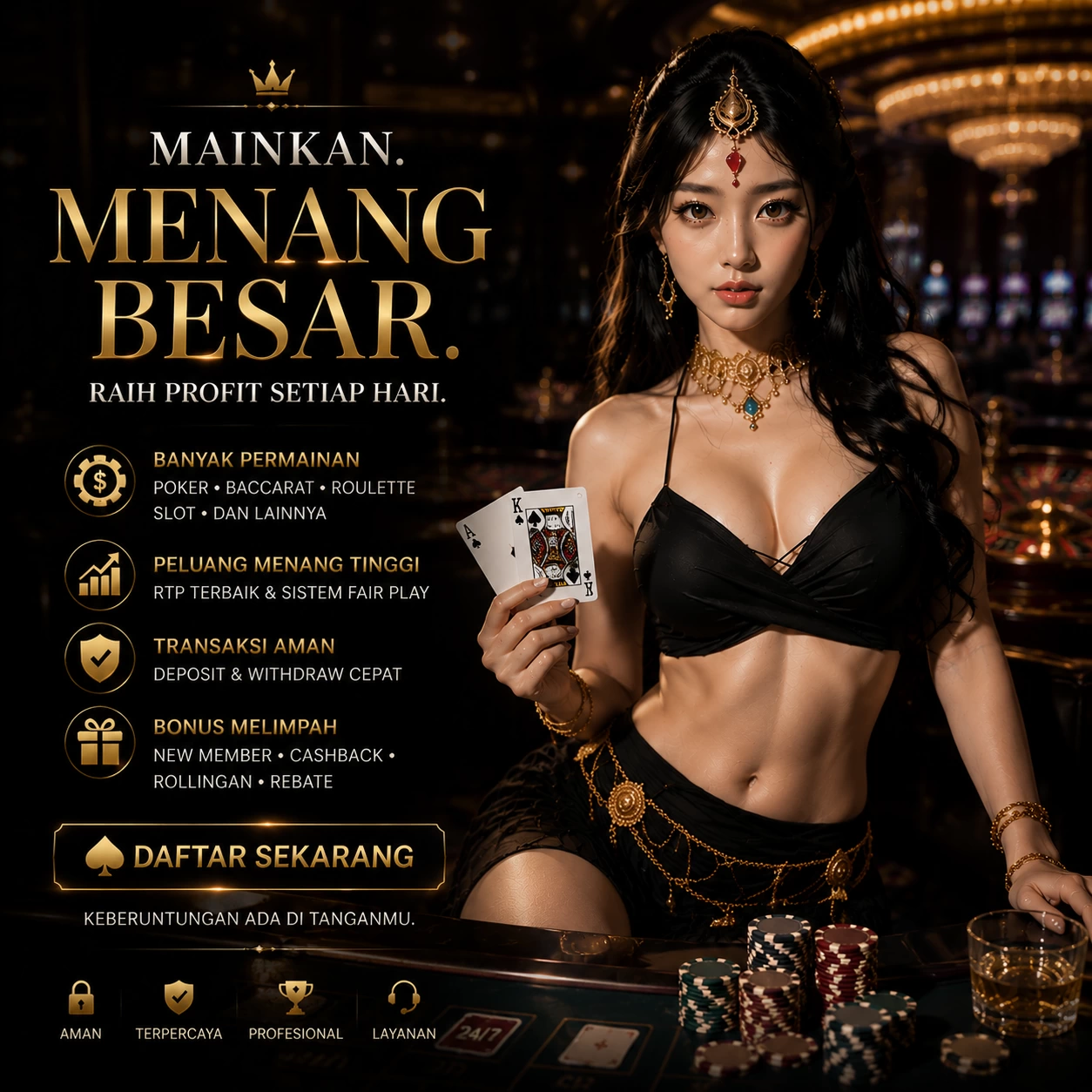 Interface aplikasi setelah instalasi berhasil